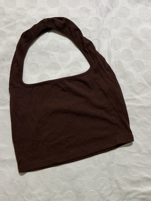 Bandeau brown halter top like new, size S