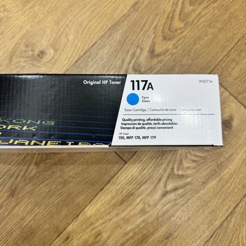 HP 117A Cyan toner cartridge