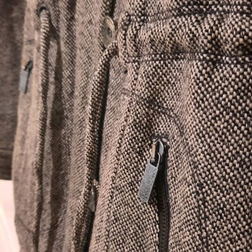 Women's parka edc by Esprit like new, size S, wool texture with hood and fur