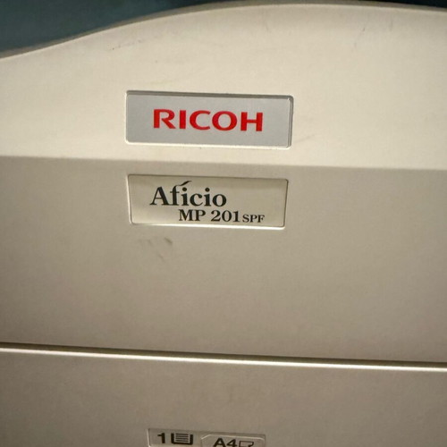 Ricoh Aficio MP201spf multifunction printer used