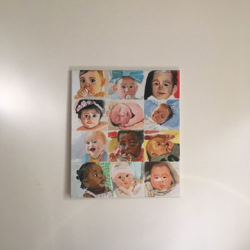 Painting "Tender Age" new, acrylic on canvas 60x70cm