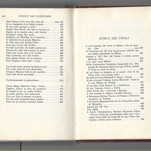 I Classici Rizzoli Carlo Porta Poesie book like new, 1966 edition, Italian