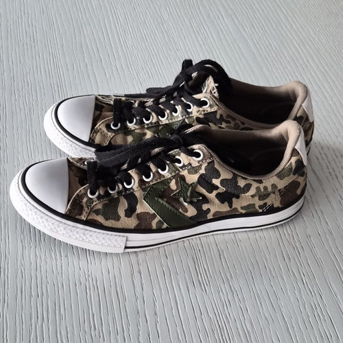 Converse All Star khaki camouflage sneakers size 38