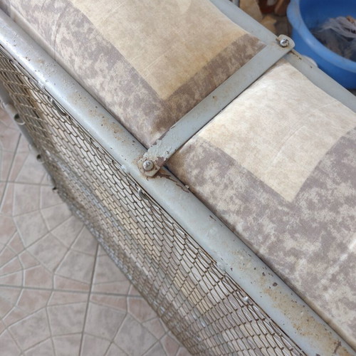 Old functional folding bed used
