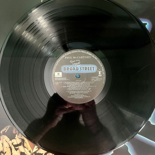 Paul McCartney Give My Regards to Broad Street vinyl used, 1984 soundtrack