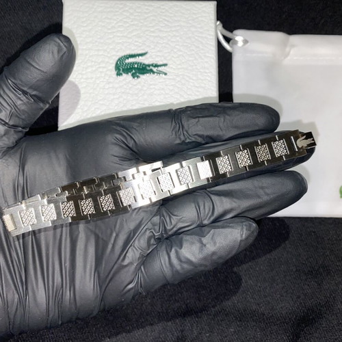 Lacoste Silver Bracelet New