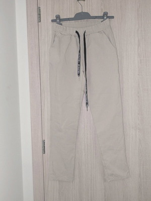 Fabric pants beige like new, size M 38 10