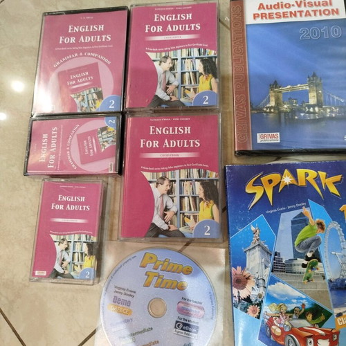 CDs and cassettes from old English books