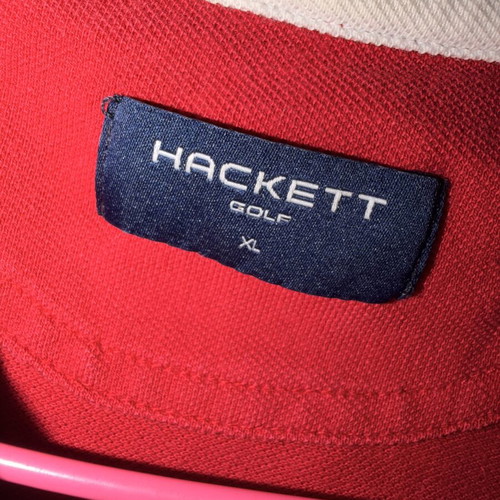 Hackett Golf Polo red XL cotton like new