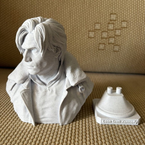 Leon S. Kennedy bust Resident Evil Requiem 3D printed