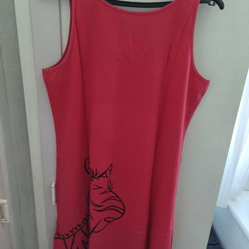 Nightdress mako red size M like new