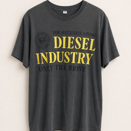 T-shirt Diesel like new, size L, green
