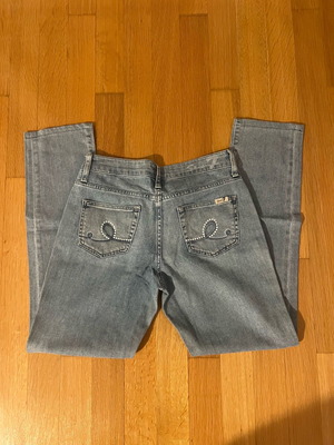 Seven7 Jean pants light skinny with rhinestones like new