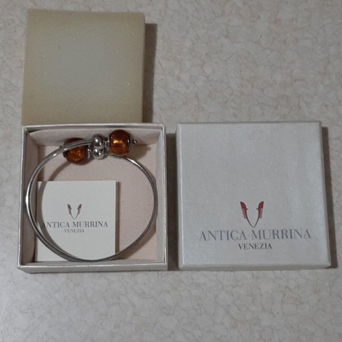 Antica Murrina Venezia Silver 925 Bracelet with Murano Glass New
