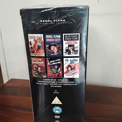 Errol Flynn Signature Collection DVD set new, 6 discs