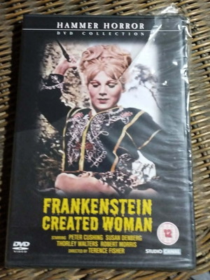 Hammer Horror Frankenstein Created Woman DVD like new