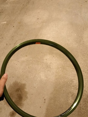 Bicycle rim 20" new, 36 spokes, cypress color
