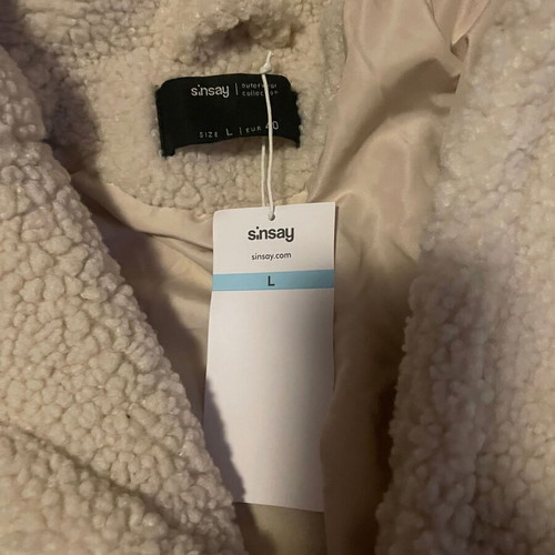 Teddy coat new with tag, beige