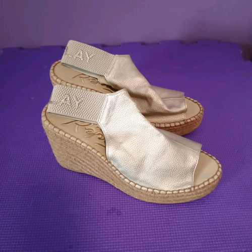 Replay platform shoes new, unused, gold-silver, size 41