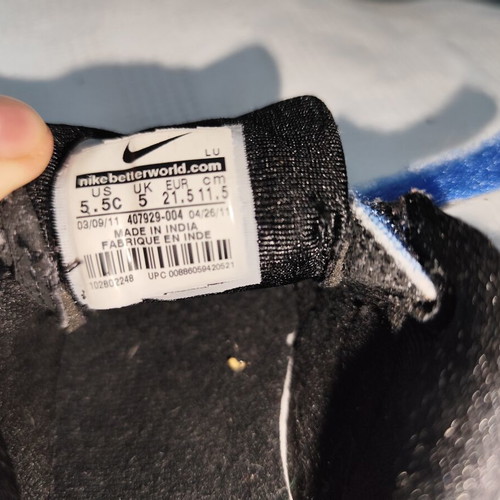 Nike baby shoes size 21.5 used