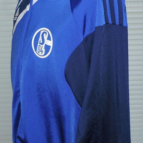 FC Schalke 04 Training Football Jacket Adidas Track Top 2010-2011 used, size 42-44