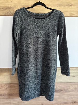 Grey sweater dress like new, size S