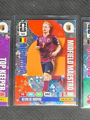 Belgium Lot of 3 Power-Up Cards Courtois De Bruyne Lukaku new