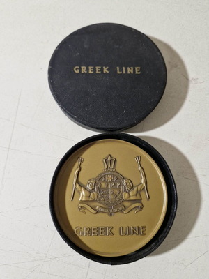 Μετάλλιο Greek Line Olympia Queen Anna Maria καινούργιο
