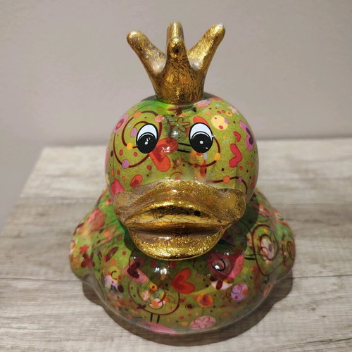 Pommepidou clay duck Ducky Medium like new