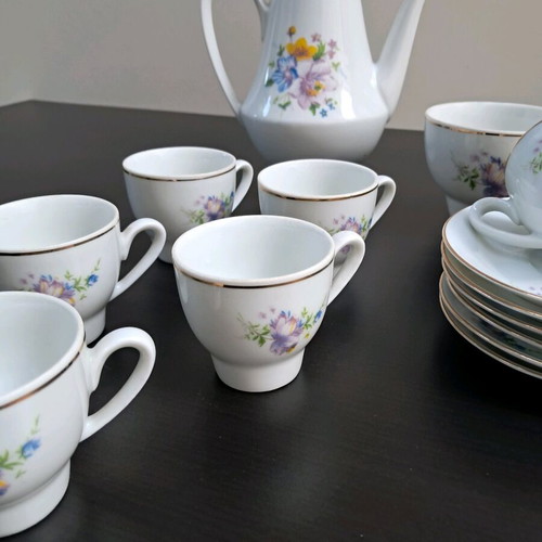 Coffee serving set with jug in excellent condition