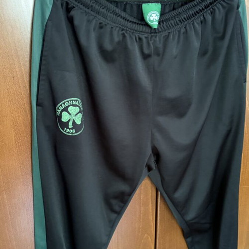 Panathinaikos tracksuit pants XL used, polyester, zipper