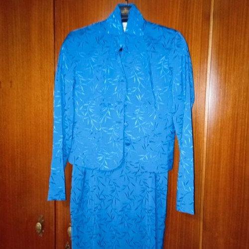 Raxevsky blue medium dress like new with small jacket