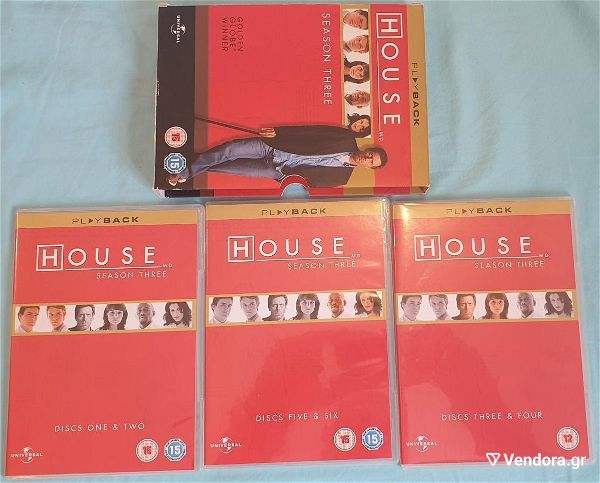  Dr. House ( kiklos 3, exi dvd )