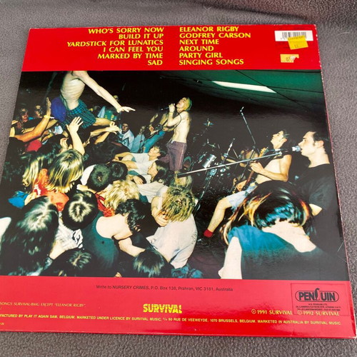 Nursery Crimes Fun Hurts! vinyl like new, alternative rock punk