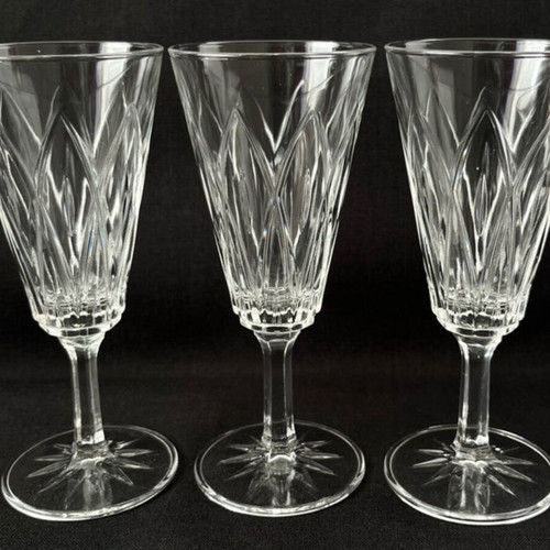 VMC Reims French vintage champagne glasses set of 6