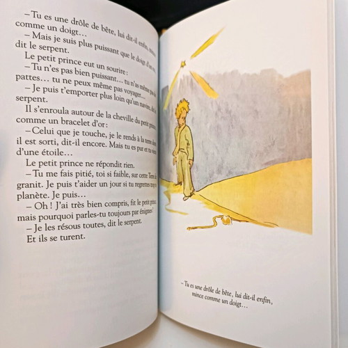 Le Petit Prince used book in French with dedication