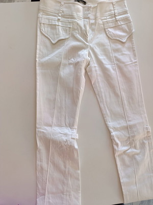 Le Group Woman White Summer Pants XS like new, elastic