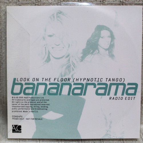 Bananarama Look On The Floor (Hypnotic Tango) CDr single promo used
