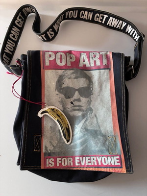 Pepe Jeans x Andy Warhol shoulder bag like new, multicolor