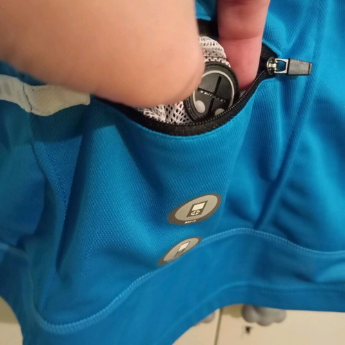 Admiral cycling jersey new, size L/XL, black and blue