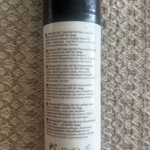 Heliocare, Korres, Froika sunscreen set used