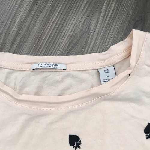 Scotch & Soda t-shirt 100% cotton, size L, beige