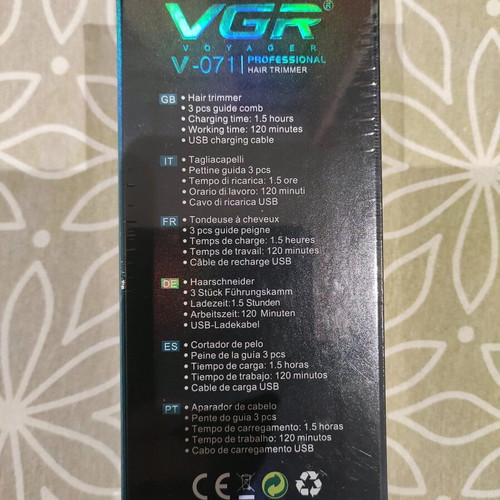 VGR Hair Trimmer New