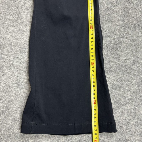 Columbia Black Flare Pants Size 12 Short Y2K Retro Bootcut Sportswear used