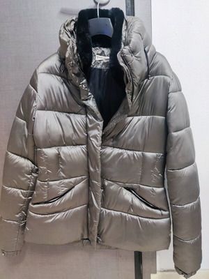 Mango jacket like new, silver olive