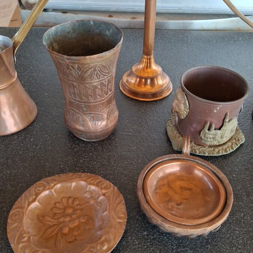 Brass decorative and functional briquas used, pack of 9 pieces