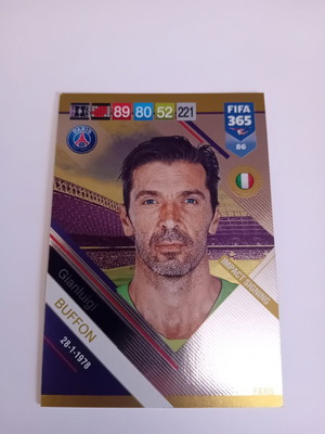 Panini FIFA 365 2019 Buffon card like new