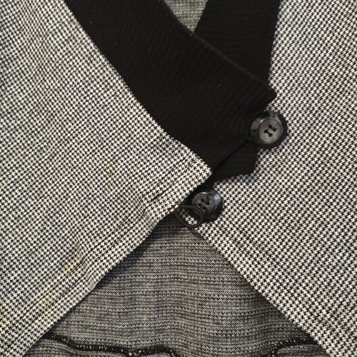 Oversize asymmetrical knitted cardigan cape Positivo fashion like new
