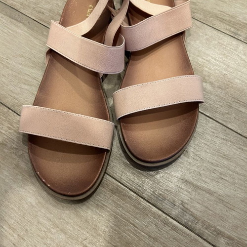 Clara Barson women's summer sandals size 43 like new, ash rose