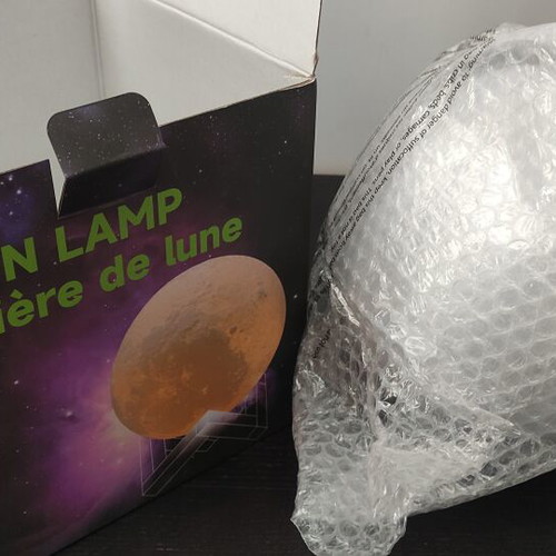 Rechargeable LED moon lamp